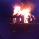 barn on fire